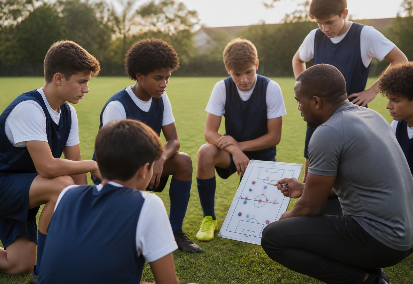 Illustrative program environment: a youth football development session.